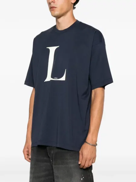 Tricou Vetements cu imagine albastru