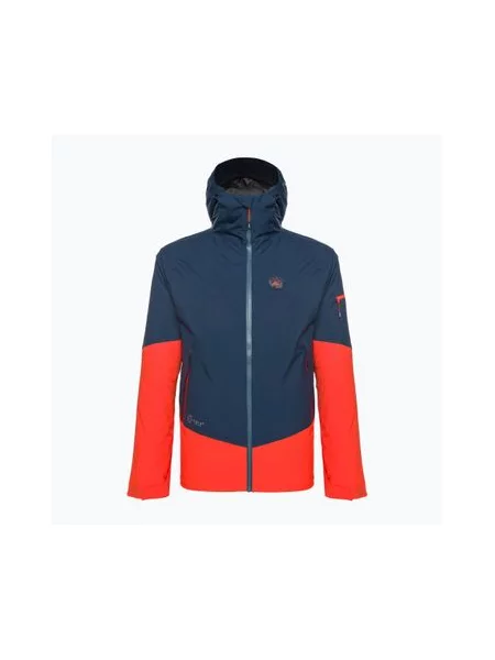 Куртка лижна Maloja HallimaschM синьо-помаранчева помаранчева