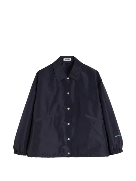 Cămașă Jil Sander cu imagine albastru