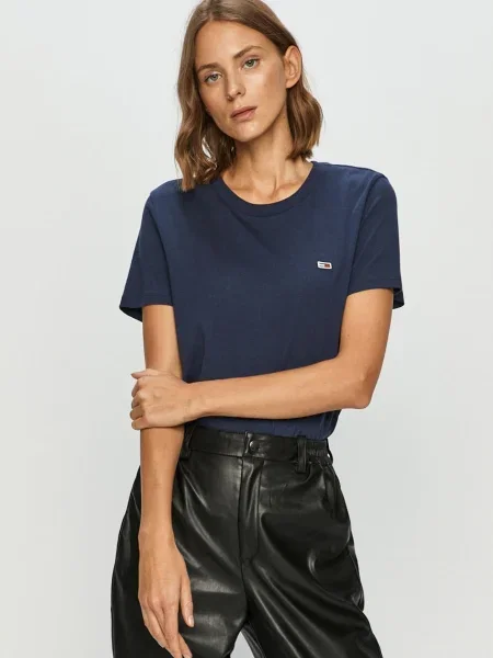 Majica Tommy Jeans modra