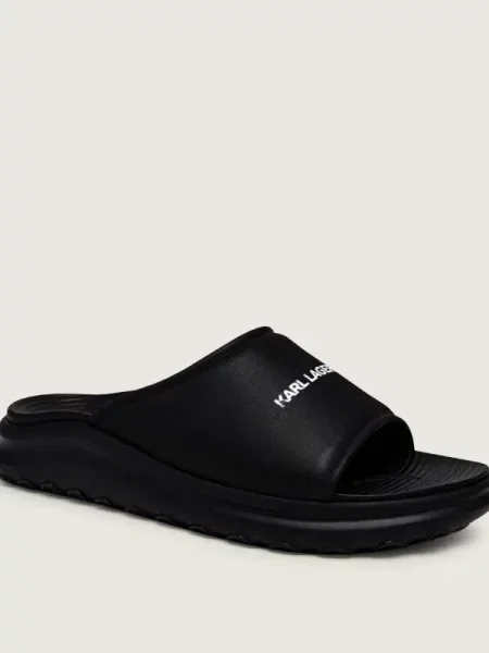 KARL LAGERFELD Papucs Skuba Fekete fehér