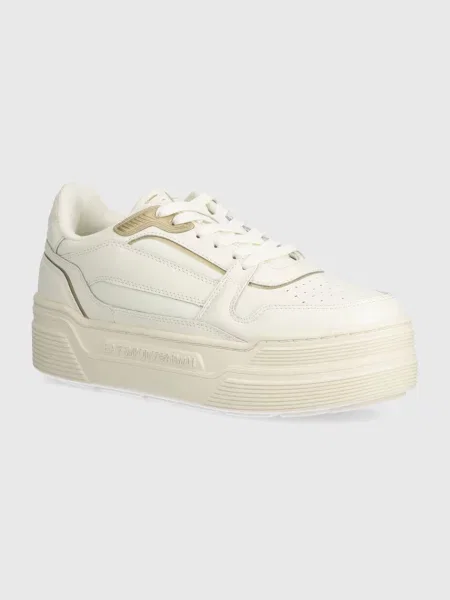 Emporio Armani sneakers bej alb