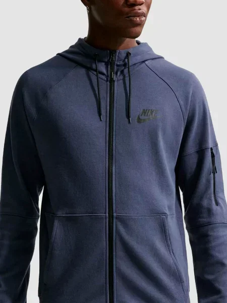 Флисовый свитер Nike синий