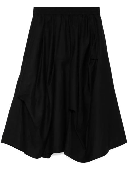 Spódnica B+ab drapowana w kształcie litery A czarna