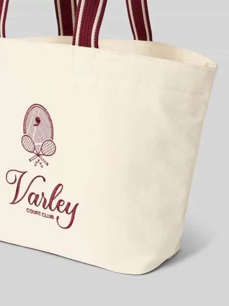 Torba shopper z czystej bawełny model Robinson' Varley biała