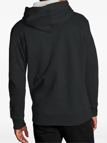 Hoodie Champion με αυτόγραφο μαύρο