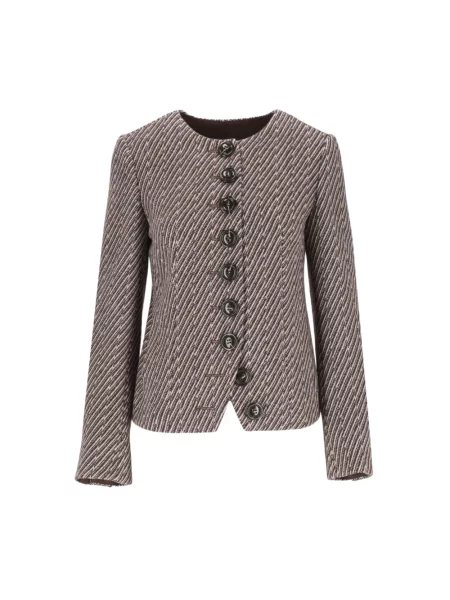Marynarka Emporio Armani wełniana brązowa
