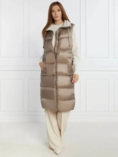 Peserico De puf vestă bej