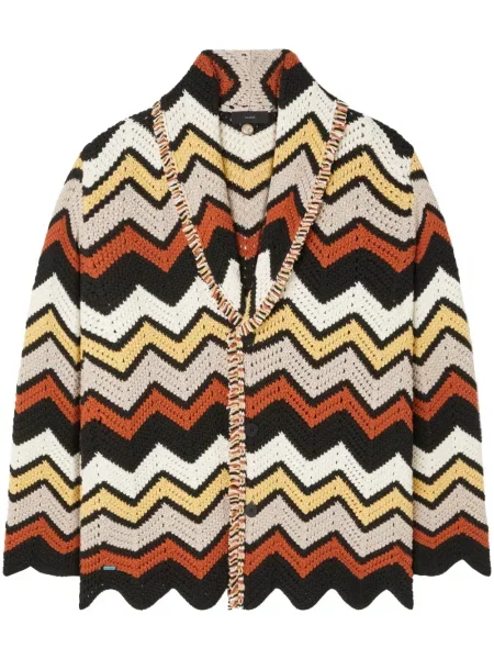 Cardigan Alanui cu imagine negru