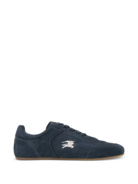 Sneakerși Burberry din piele de căprioară albastru