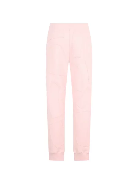 Pantaloni Moschino alergare roz
