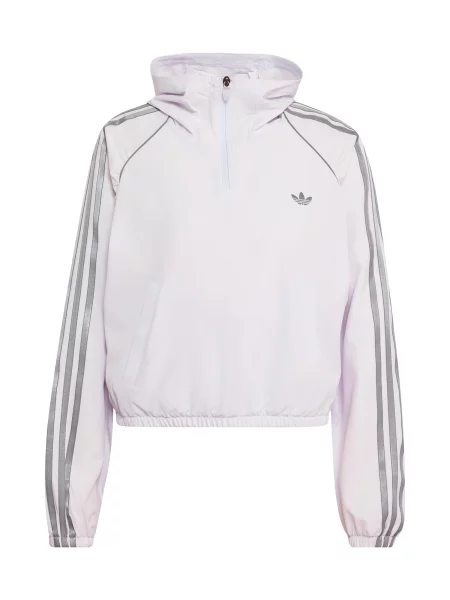 ADIDAS PERFORMANCE Jachetă de trening argintiu / mov pastel gri