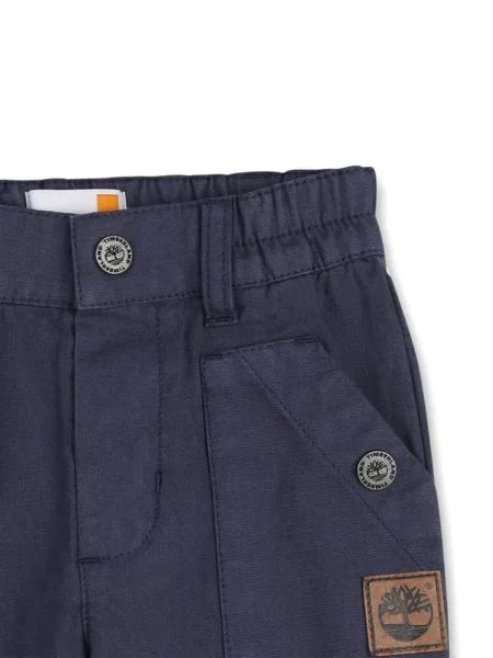 Dětské kalhoty Timberland modré