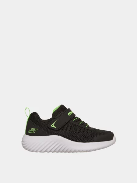 Дитячі Кросівки повсякденні Skechers BOUNDER штучна шкіра чорний