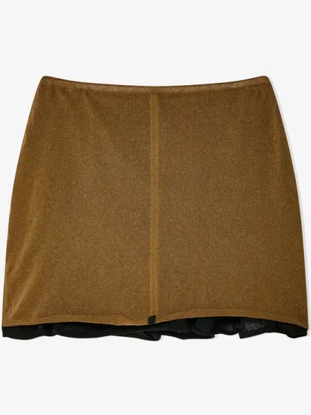 Sukně Eckhaus Latta hnědé