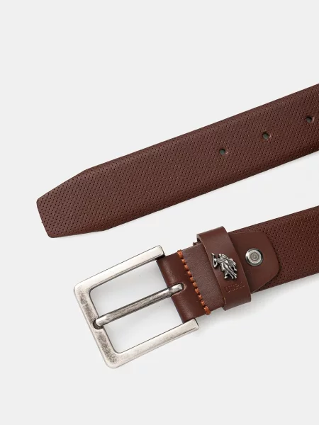 Шкіряний U.S. Polo Assn. Michigan коричневий