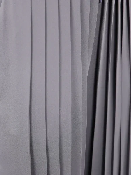 Pantaloni Giorgio Armani de mătase plisate gri