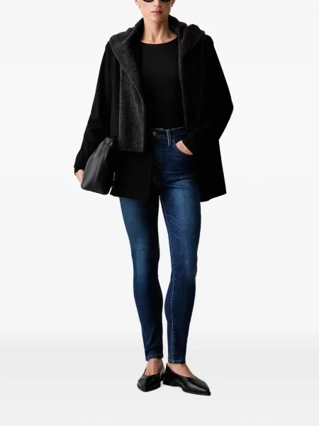 Pantaloni scurți din denim Levi's® din dantelă zdrențuiți cu talie înaltă albastru