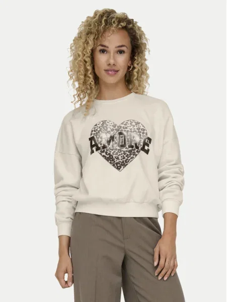 ONLY Bluză Lauren Bej negru