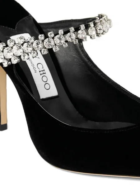 Мюли Jimmy Choo с кристали черно