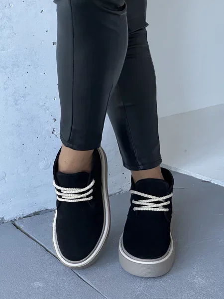 Замшеві Черевики INNOE чорний