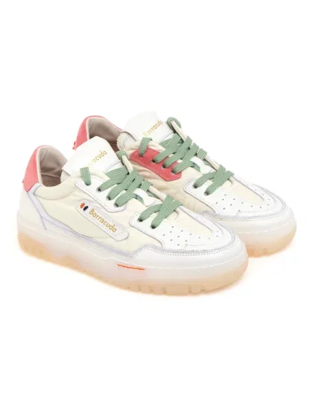 Sneakersy Barracuda białe