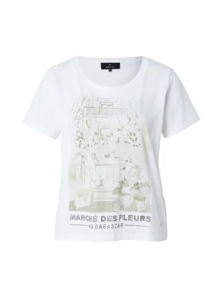 Monari Tricou crem / pământiu