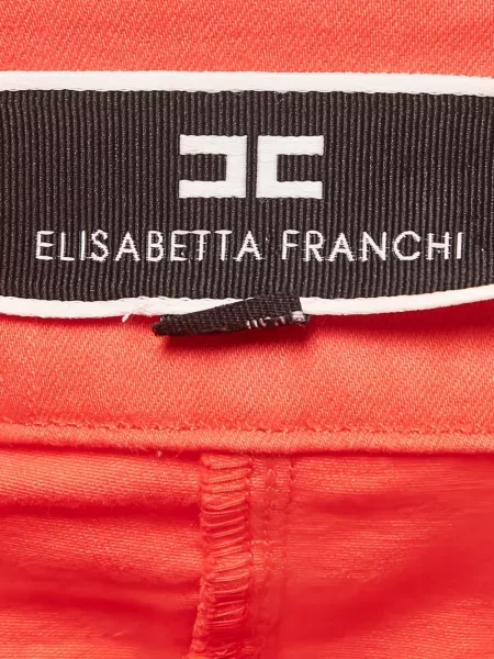 Pantaloni Elisabetta Franchi portocaliu