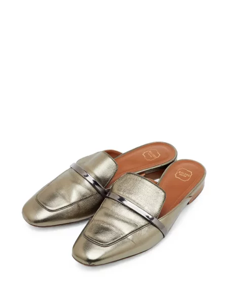 Bőr pántos mules Malone Souliers sárga