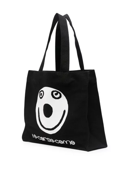 Geantă shopper 10 Corso Como cu imagine negru