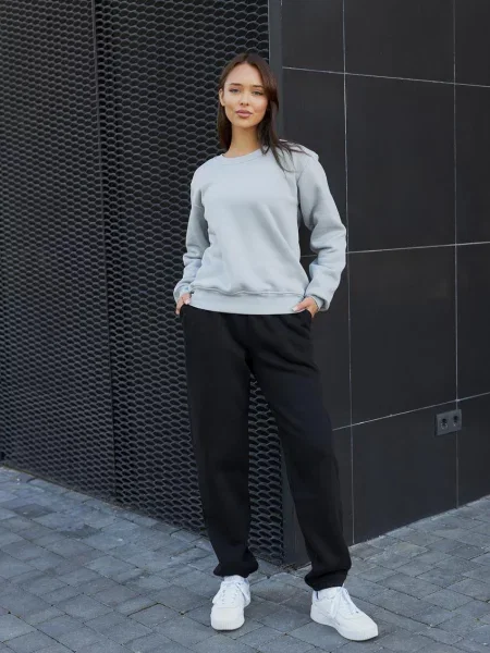 Світшот Umon бавовна/еластан сірий