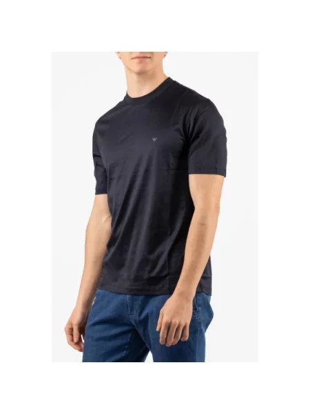 Koszulka Emporio Armani niebieska