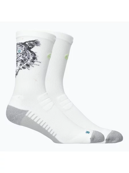 Ponožky ASICS Performance Run Crew brilliant white/illuminate yellow/f.eal biela