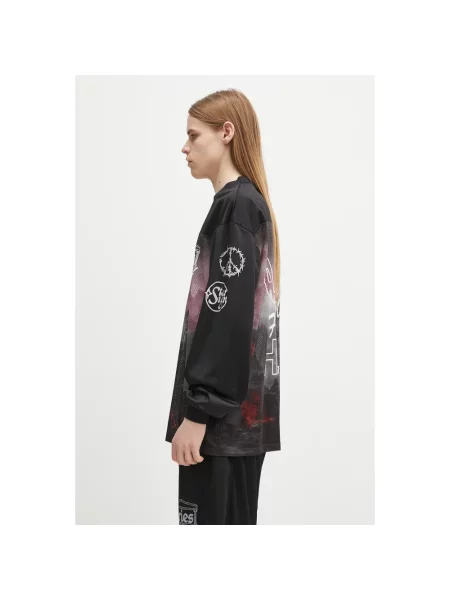 Aries longsleeve Ramscape Airtex LS Tee wzorzysty czarny