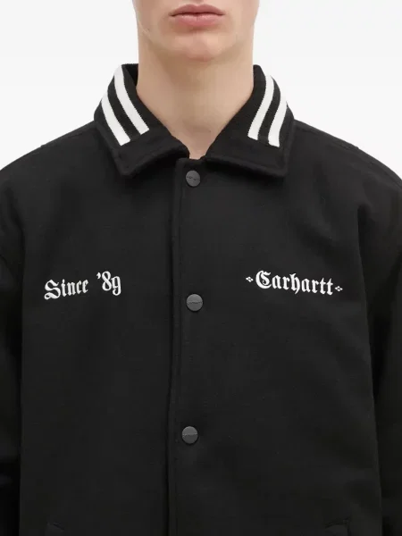 Geacă Carhartt Wip cu broderie negru