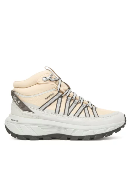 Jack Wolfskin Трекінгові черевики Wild Hike Texapore Mid Écru