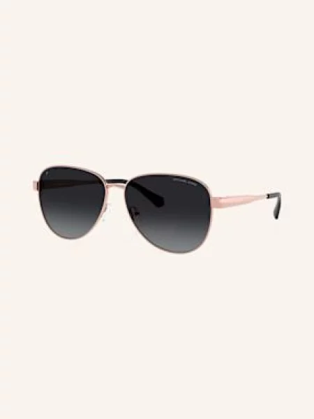 Michael Kors Sluneční Brýle Biarritz růžového zlata/ polarizovaná šedá