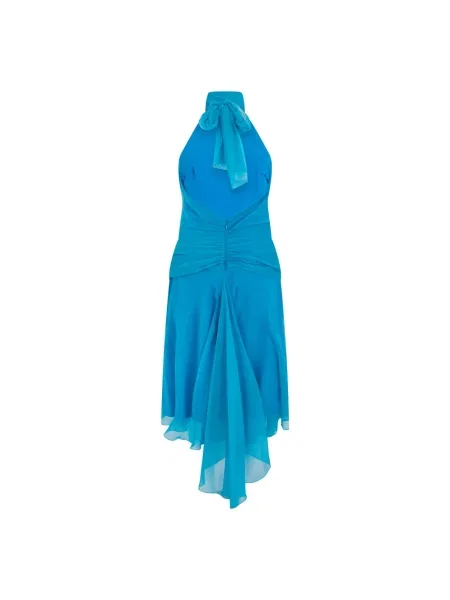 Sukienka midi Alberta Ferretti niebieska