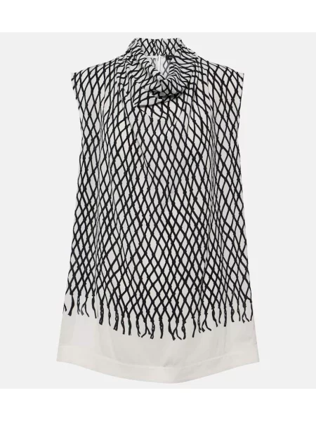Top Proenza Schouler cu imagine alb
