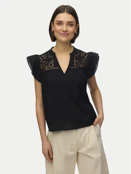 Vero Moda Bluză Line negru