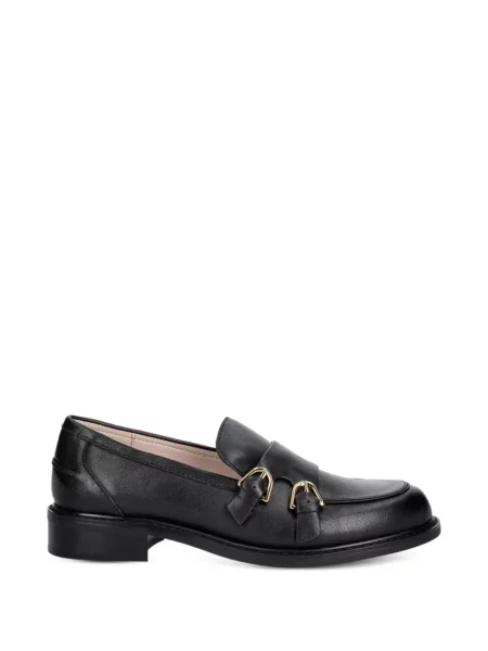 Δερμάτινα loafers Coccinelle με αγκράφα μαύρο