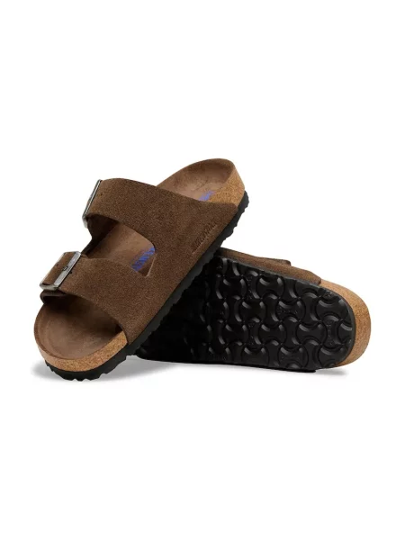 Замшевые шлепанцы Birkenstock