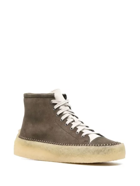 Nėriniuotos aulinukai Clarks Originals su raišteliais apkarpytas ruda