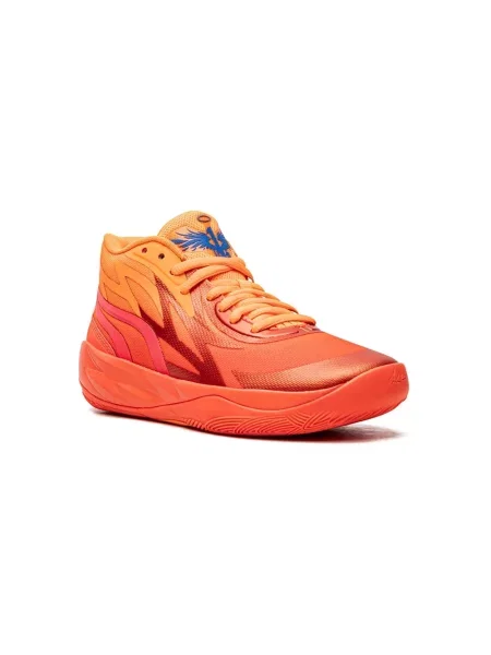 Sneakersy dziecięce Puma pomarańczowe