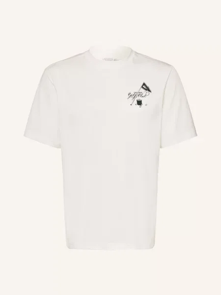 Lacoste Tričko / černá bílá