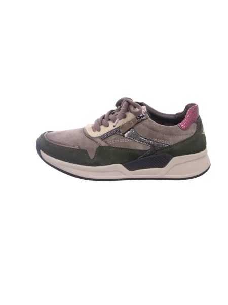 Moherowe sneakersy Gabor beżowe