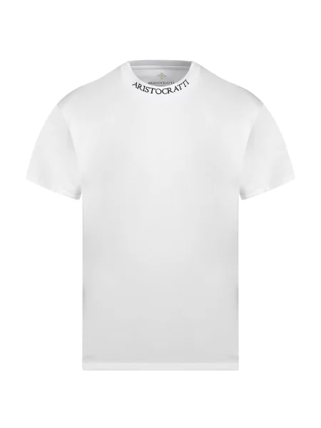 ARISTOCRATTI Μπλουζάκι ORIGIN – White Classic Cotton T-Shirt' λευκό