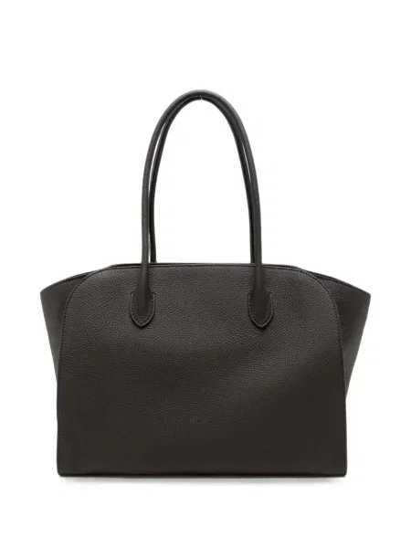 Geantă shopper The Row din piele maro