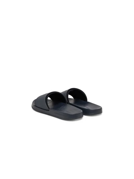 Calvin Klein Papucs Ess Slide Rubber Neoprene Sötétkék kék