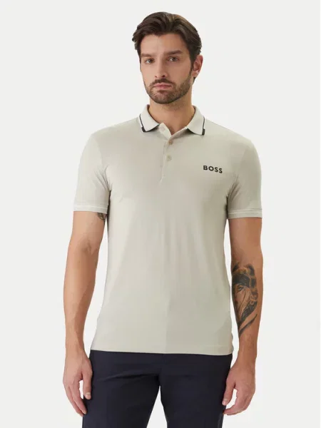 BOSS Tricou polo Paul Pro bej